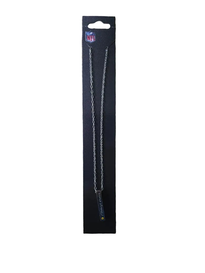 Pittsburgh Steelers Silver Bar Necklace