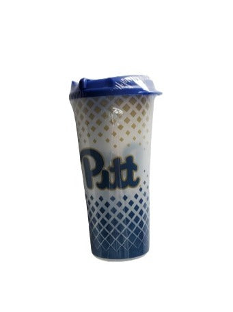 Pitt Panthers 24 ounce Double Wall Grid Tumbler image 0