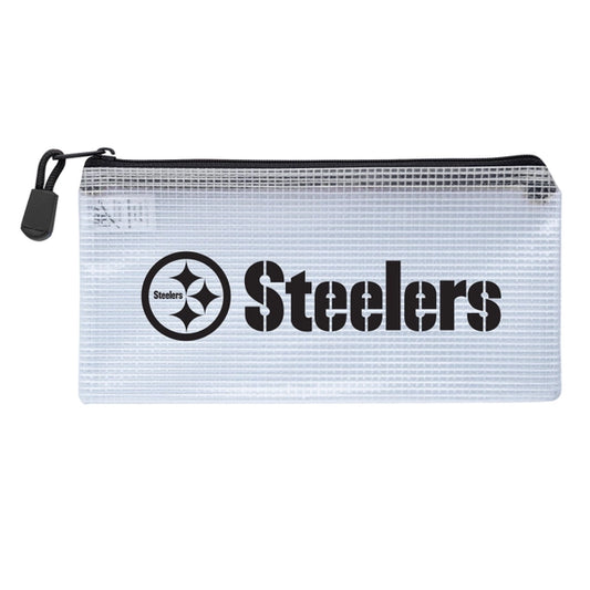 Pittsburgh Steelers Clear Zippered Pencil Bag image 0