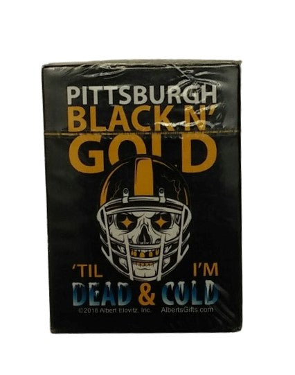 Pittsburgh Black N Gold Playing Cards image 0