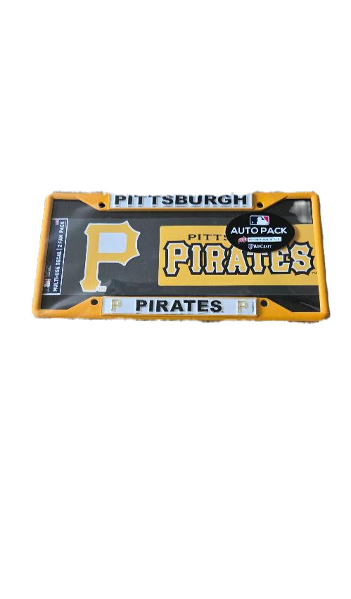 Pittsburgh Pirates Chrome License Plate Frame image 0