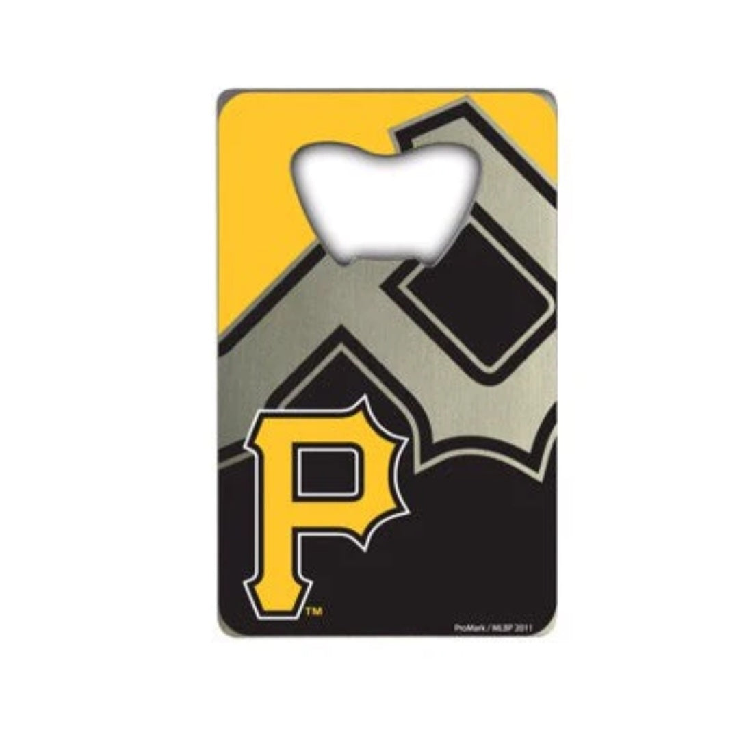 Pittsburgh Pirates Credit Card Bottle Opener image 0