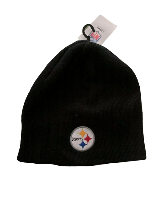 Pittsburgh Steelers Classic Black Knit Hat image 0