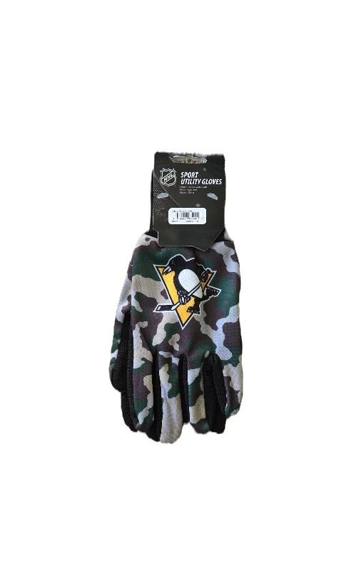 Pittsburgh Penguins Camouflage Utility Gloves image 0
