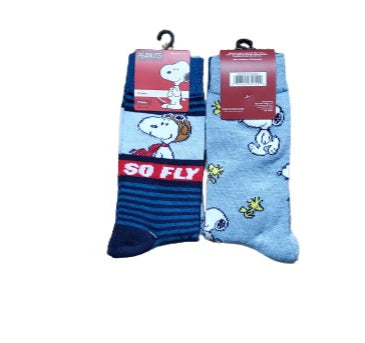 2 Pack Men's Snoopy So Fly Socks image 0