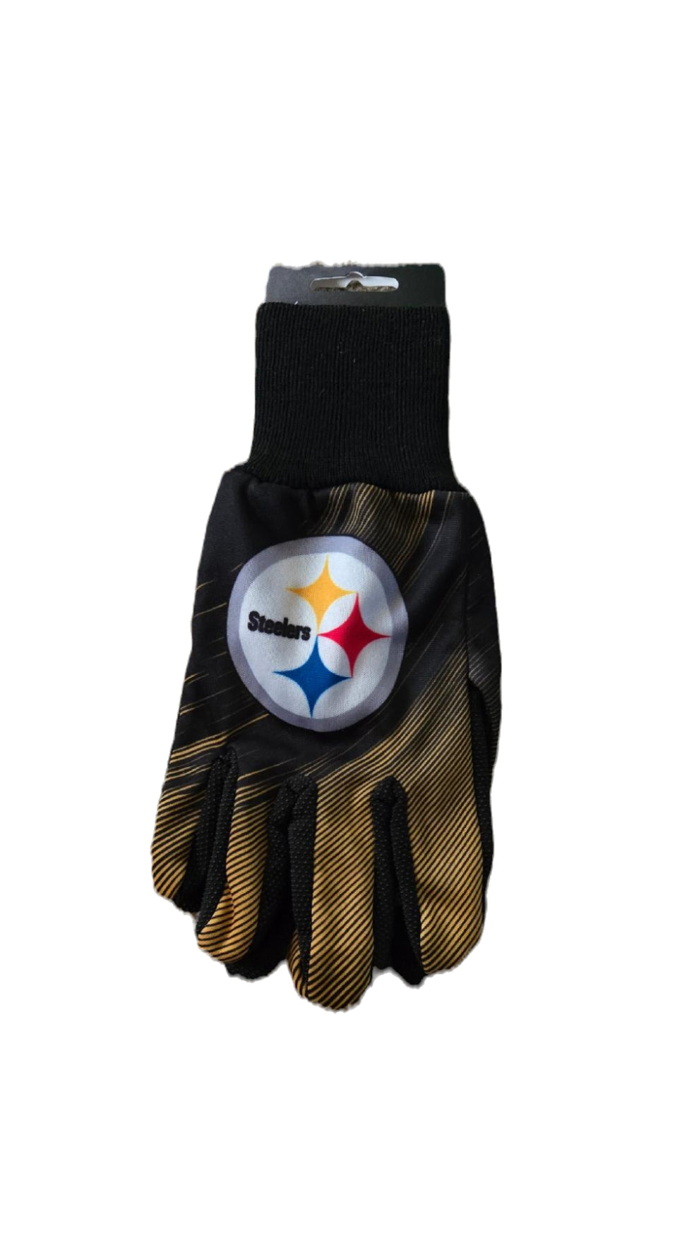 Pittsburgh Steelers Striped Utility Gloves image 0