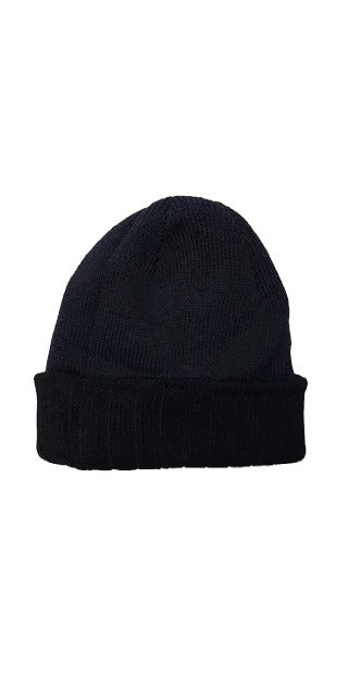 Fleece Cuff Knit Hat Blue image 0