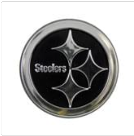 Pittsburgh Steelers Chrome Auto Emblem image 0