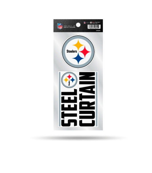 Pittsburgh Steelers Double Up Decal image 0