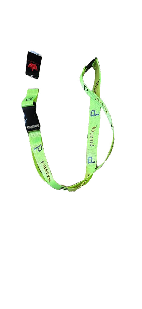 Pittsbugh Pirates Neon Green Lanyard image 0