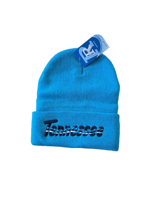 Tennessee Teal Cuffed Knit Hat